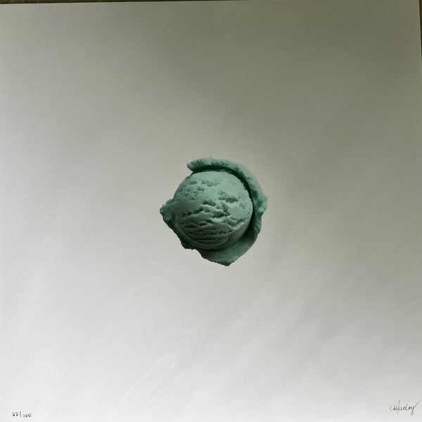 Teal Ice Cream Scoop, 2025 BY CJ HENDRY